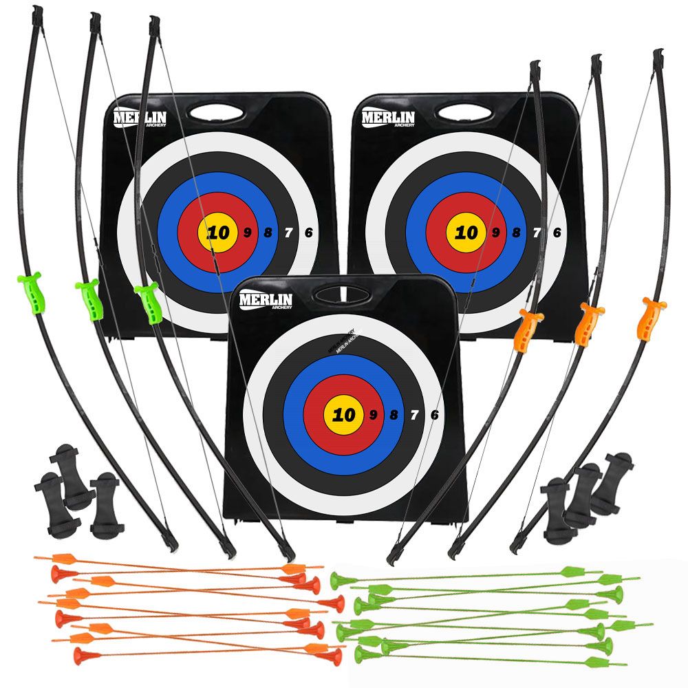 MAC Merlin GB Pro Archery Bow And Arrows Package - Mix