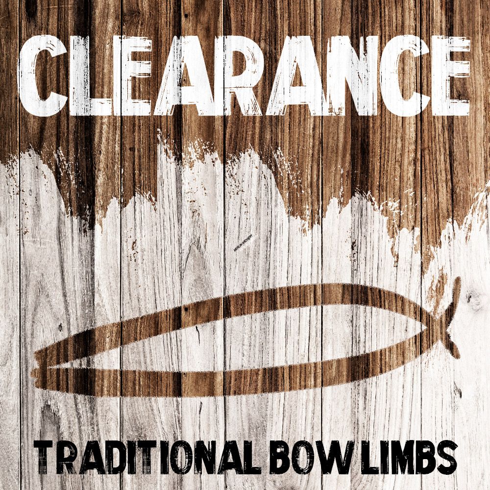  Clearance - Traditional Bow Limbs