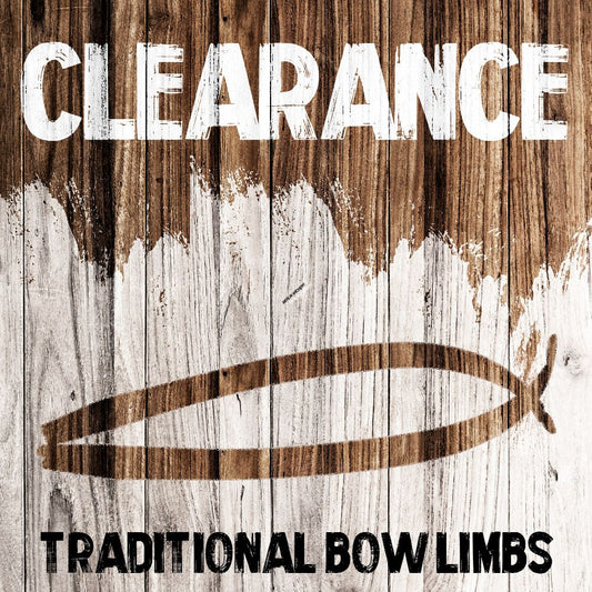  Clearance - Traditional Bow Limbs